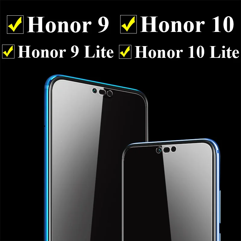 Защитное стекло на honor 9 lite Защита экрана для huawei 10 Хонер huavei хоно tremp свет tempered glas