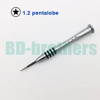silver high quality s2 steel metal 1 2 pentalobe star screwdriver open tool key for apple macbook air repair 500pcslot