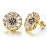 vintage earringhip hop jewelry womenearrings goldearings gold 18 k
