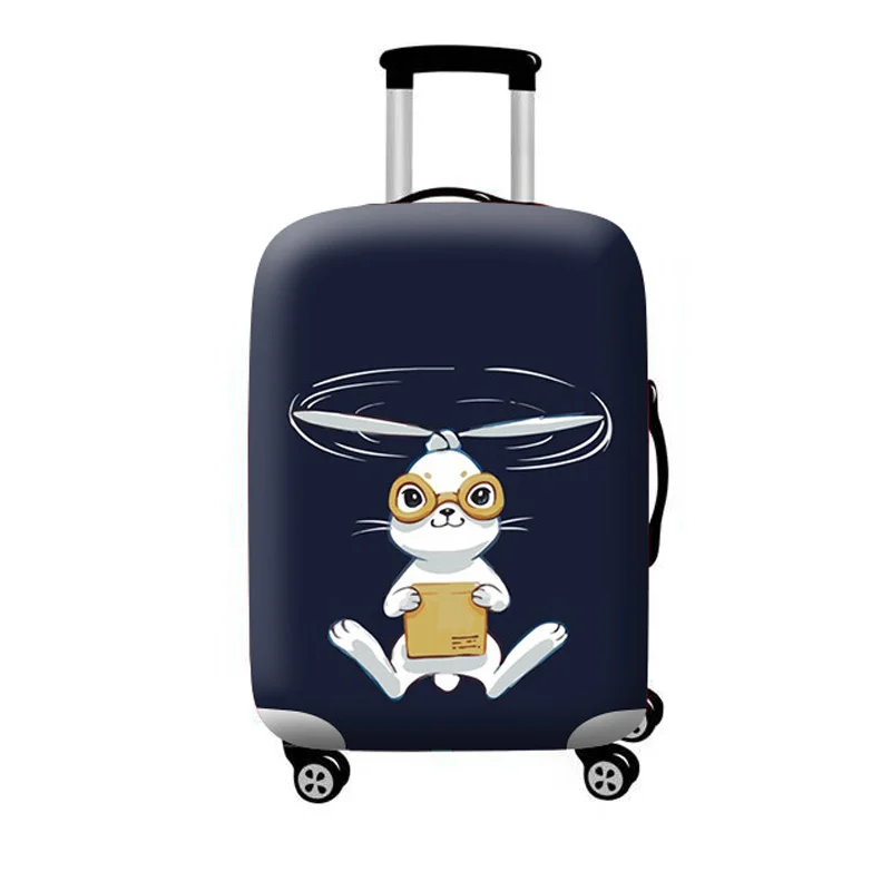 X-Luggage cover HMUNII карта мира дорожный защитный чехол на чемодан тележка багажная сумка Чехол Мужской Женский эластичный чехол для костюма чехол - Цвет: X-Luggage cover