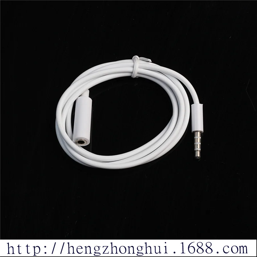 Новый белого цвета 3 5 мм 4 полюсный аудио стерео наушники мужского и женского пола