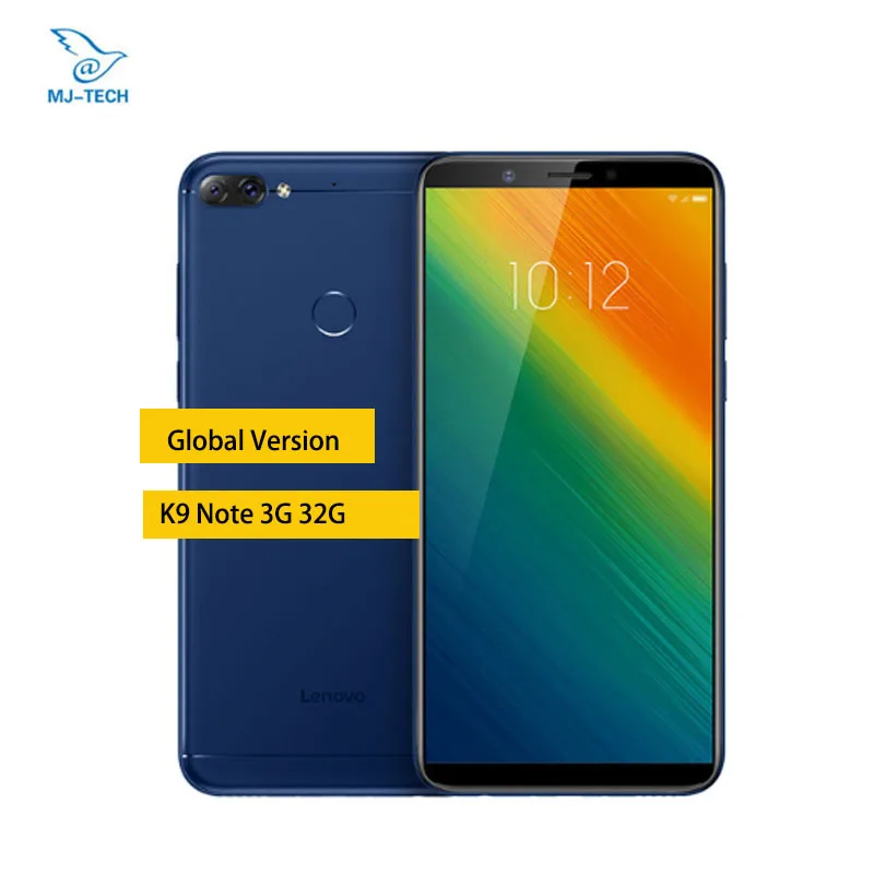 Lenovo K9 M Note мировая версия 3 Гб оперативной памяти 32 встроенной 3760 мА/ч 6 дюймовый