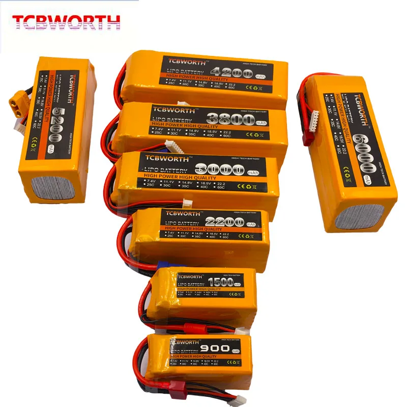Радиоуправляемый квадрокоптер LiPo аккумулятор 6S 22,2 V 1100mAh 2200mAh 2800mAh 3300mAh4000mAh5000mAh 25C35C для радиоуправляемый самолет, Квадрокоптер, игрушечный вертолет