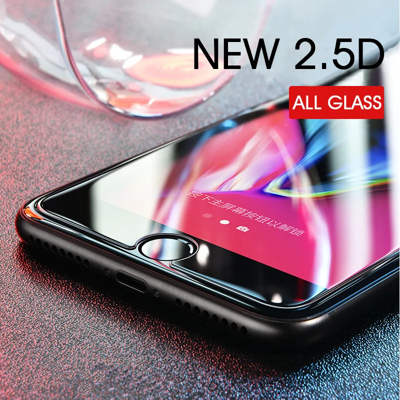 Закаленное стекло для iPhone 5 C 4s 5s SE iPhone6 Защитная стеклянная пленка 7 8 6 6s Plus X XR 11 12 pro
