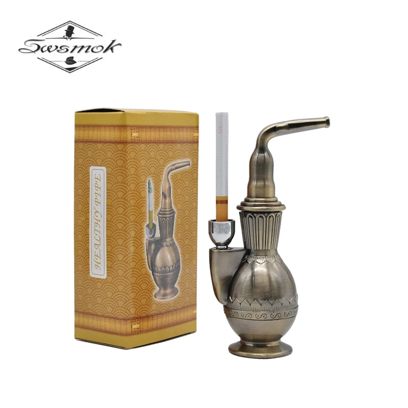 Бутылка водопровод переносной мини-кальян табак для кальяна курительные трубы подарок здоровья металлическая трубка магнит фильтр фильтрации