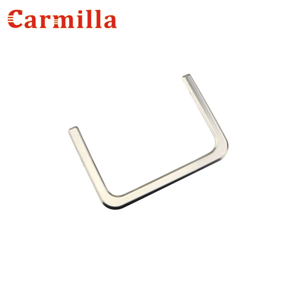 Автомобильный переключатель топливного бака Carmilla из нержавеющей стали отделка
