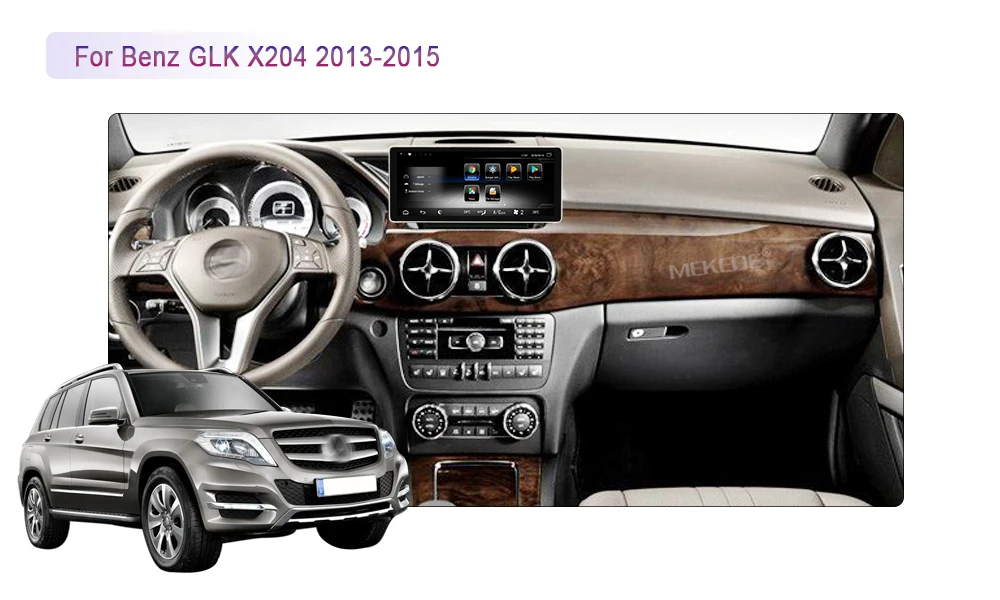 MEKEDE Android 7,1 4G LTE для Mercedes Benz GLK X204 2013- сенсорный экран gps-навигация, радио, стерео Мультимедийный Плеер