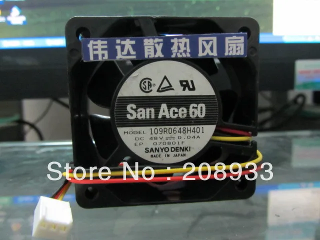 Для Sanyo 6025 48V 0.04A 109R0648H401|sanyo| |