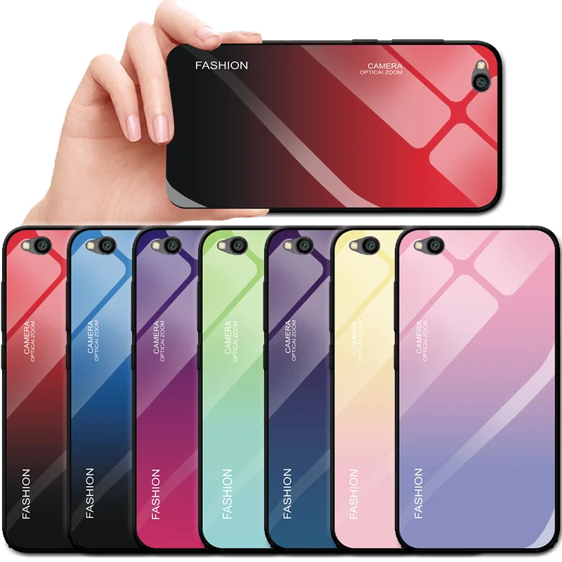 Чехол из закаленного стекла с градиентом YOUVEI для Xiaomi Redmi Go чехол Redmigo 5 0 дюймов |