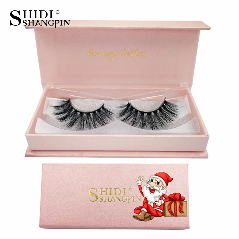 

SHIDISHANGPIN натуральные длинные 3d норковые ресницы ручной работы накладные ресницы 1 пара норковые ресницы для наращивания Рождественский маки...