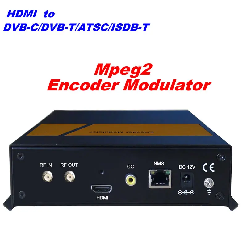 HD-Mpeg2 HD энкодер модулятор/DVB-T/ATSC/DVB-C Modulator с CC недорогой для домашнего