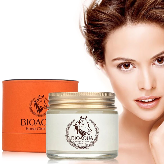 Bioaqua крем с лошадиным маслом антивозрастной лицо со шрамом отбеливающий