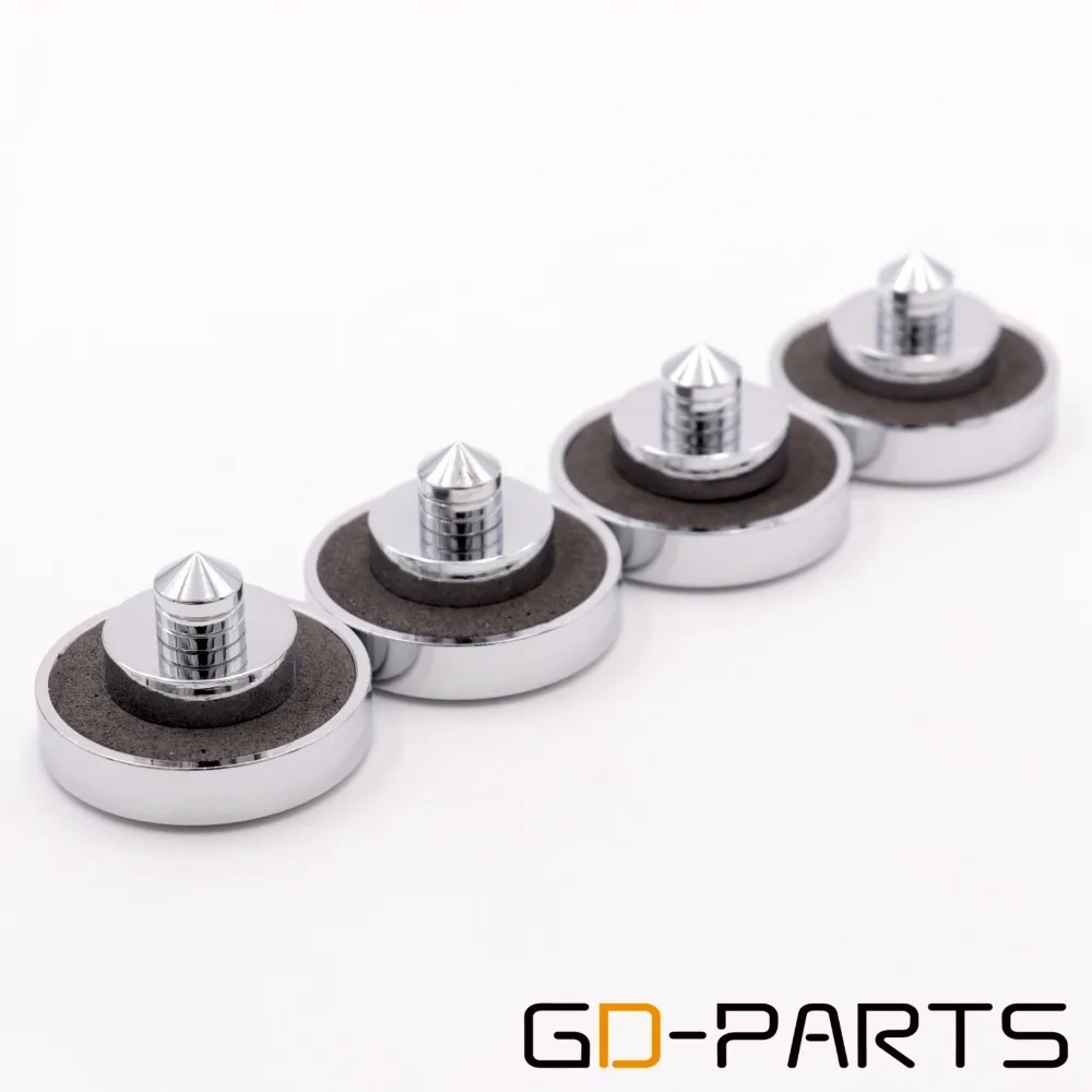 38*29 мм хромированный латунный изоляционный шип для ног конус Hi Fi аудио усилителя