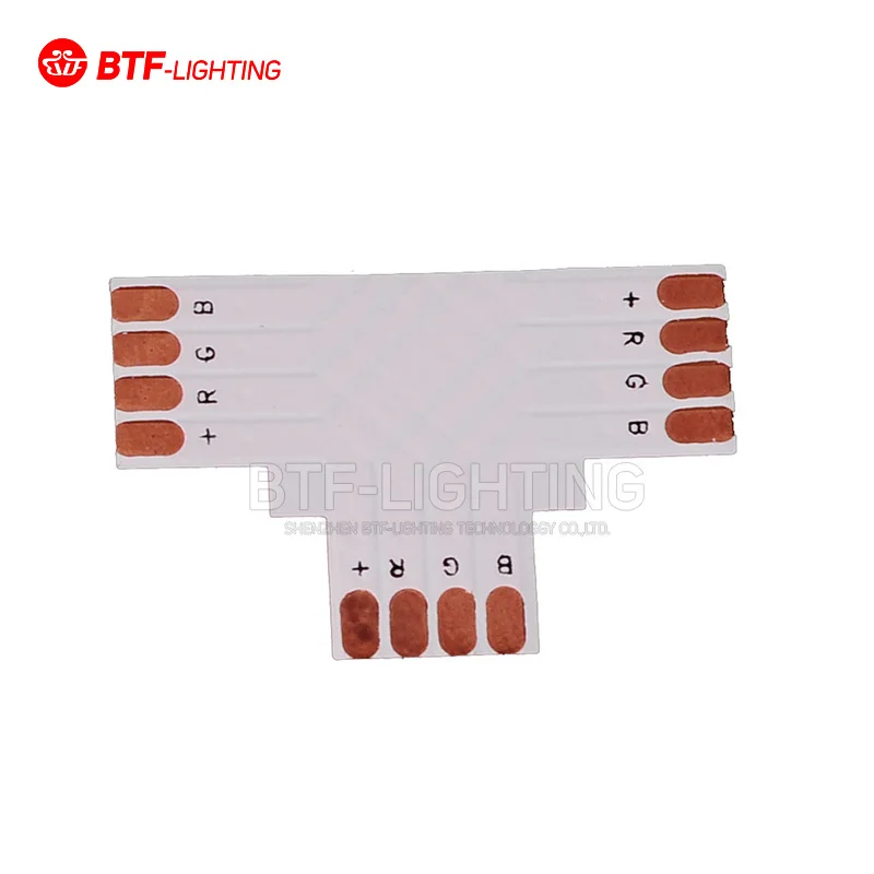 10mm T shape 10 шт.~ 50 шт. 4PIN угловой разъем 10 мм T/L/X печатная плата форма пайки для 5050 3528 rgb светодиодные ленты светильник - Испускаемый цвет: 10mm T shape