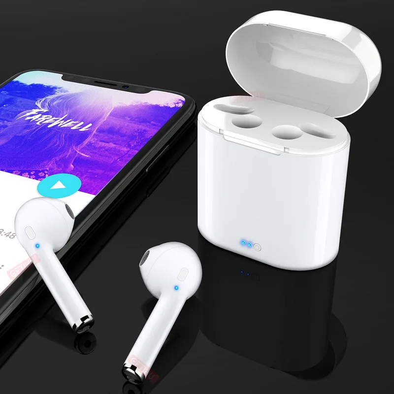 GETIHU мини Близнецы Bluetooth спортивные наушники стерео наушники вкладыши беспроводные наушники гарнитура для Samsung для iPhone