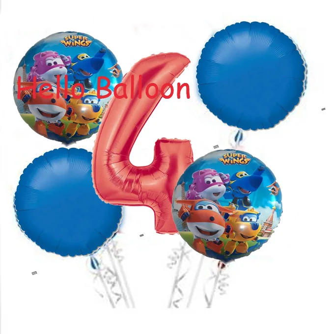 5 шт./партия, воздушный шар из фольги Superwings, 32 дюйма, вечерние шары из фольги, Супер Крылья, воздушный шар на свадьбу, воздушные шары для украшения