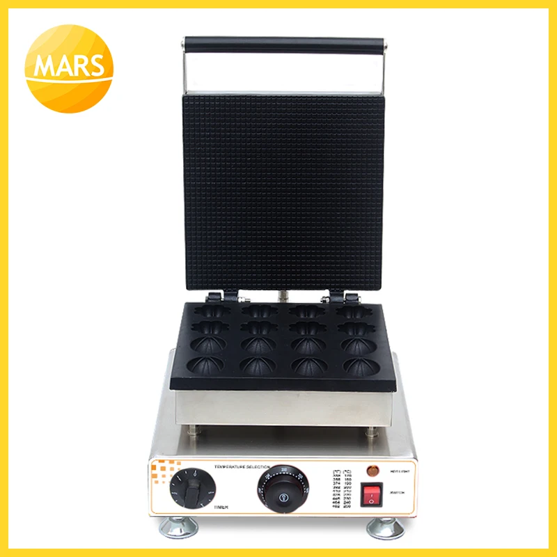 Mars Commercial 110 В 220 в 16 шт. электрическая французская мини вафельница форме цветочной