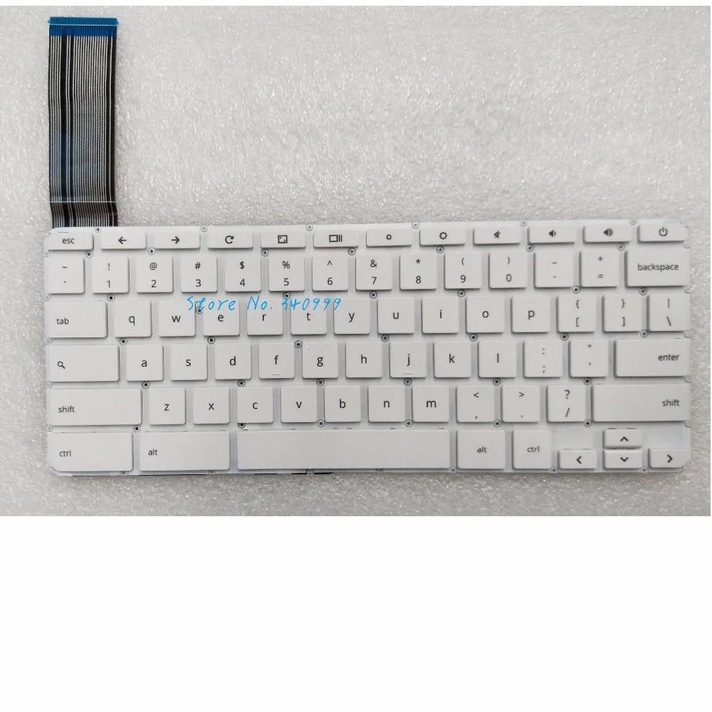 Новая белая клавиатура для HP Chromebook 14 X010NR X039WM X040NR X050NR|Клавиатуры замены| |