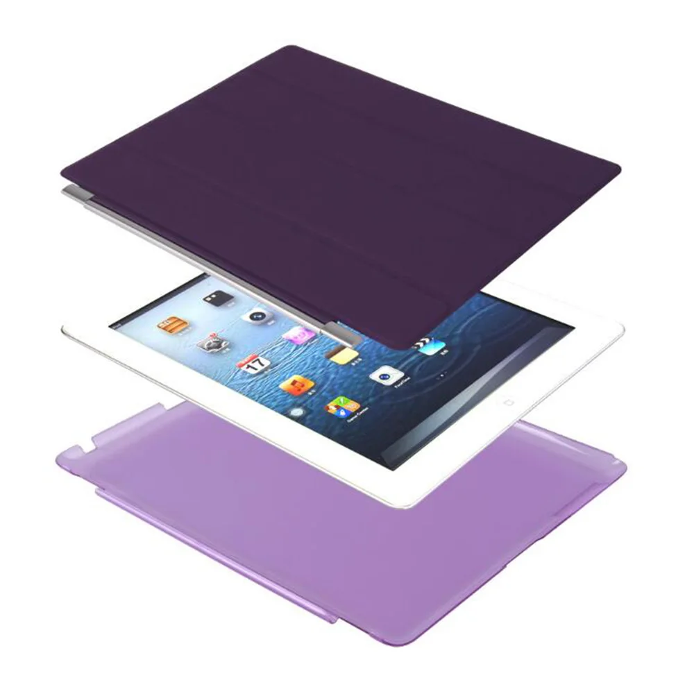 Чехол для Apple ipad 2 3 4 из искусственной кожи магнитный передний умный чехол +