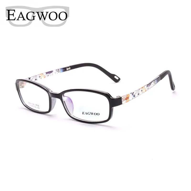 EAGWOO пластиковые TR очки детские для оптического использования простая оптическая