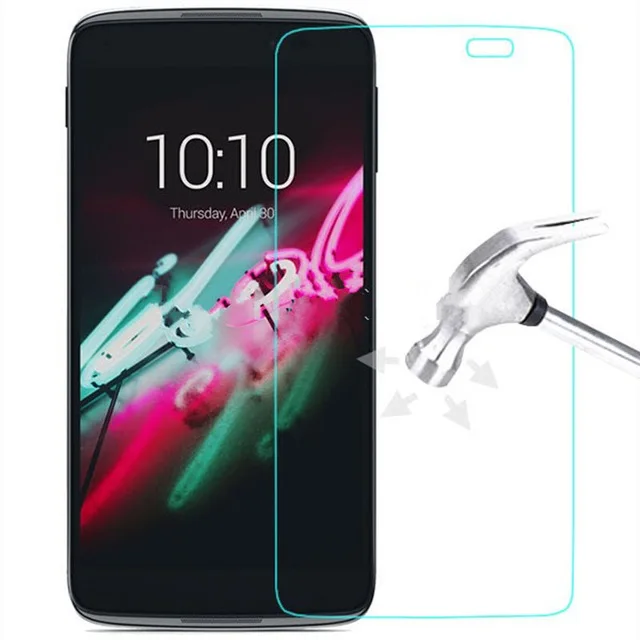 Тонкая защитная пленка из закаленного стекла для Alcatel One Touch Pop C3 C5 C7 C9 idol 3 4 7 5 0 мм |