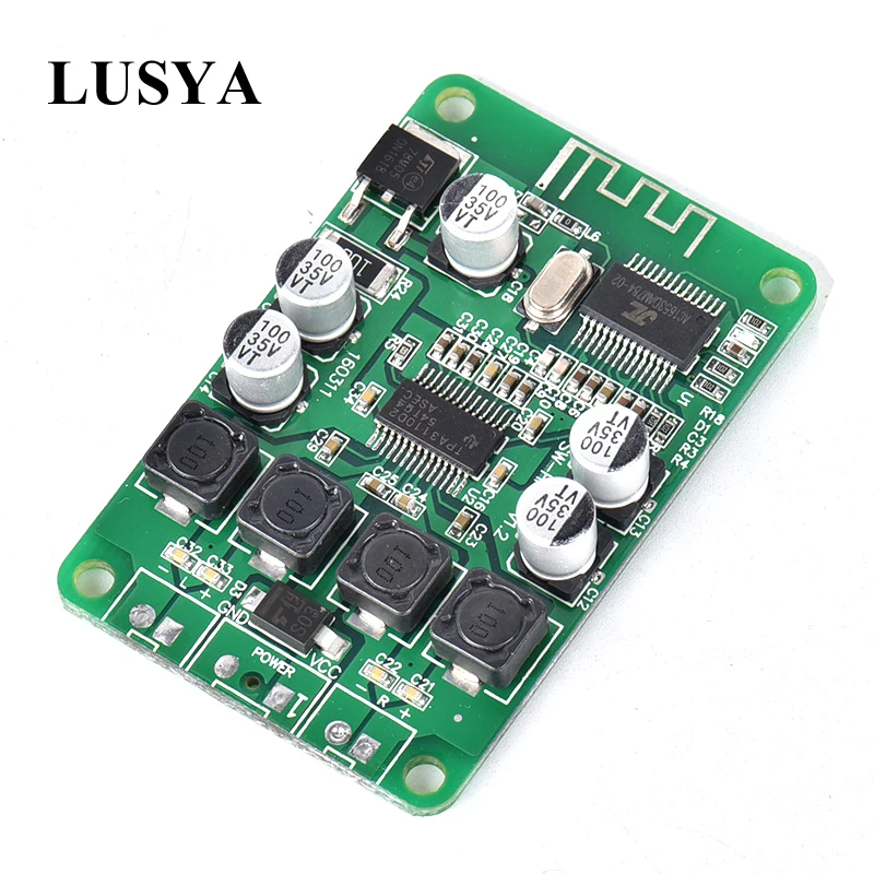 Lusya 2x15 Вт TDA3110 Bluetooth V2.1 Аудио приемник усилитель плата модуль DC 10 в 25 с интерфейсом