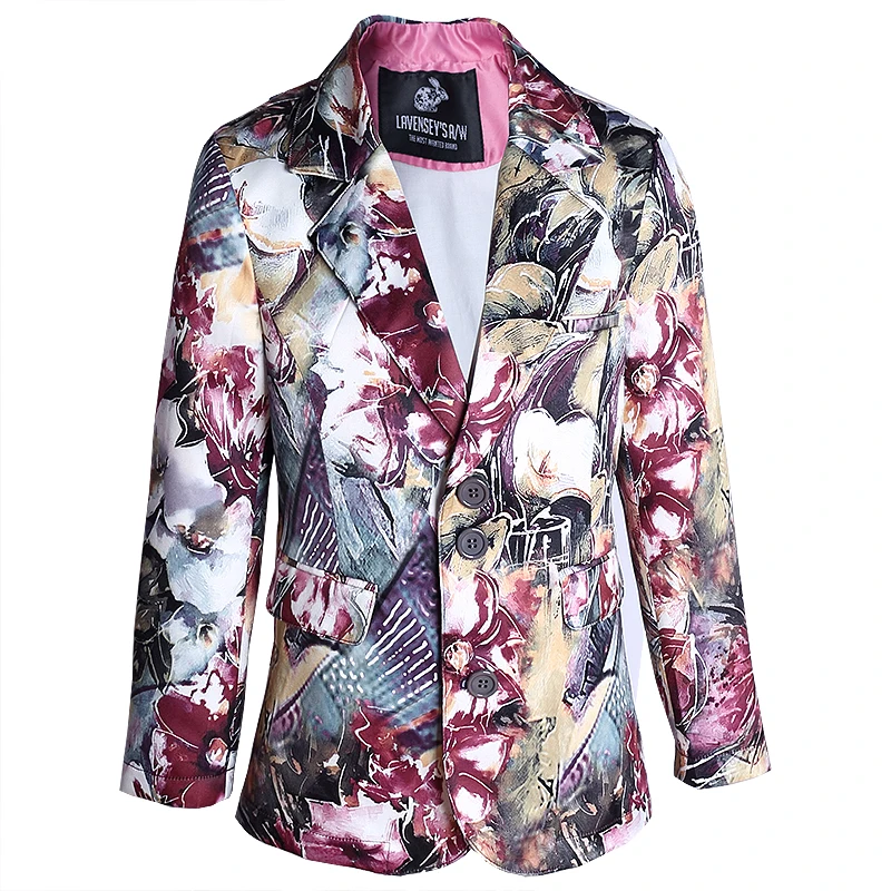 

2019 Brand Children's Wear New Boy's Jacket Fashion Suit flower high quality Season spring size 120 130 140 150 160