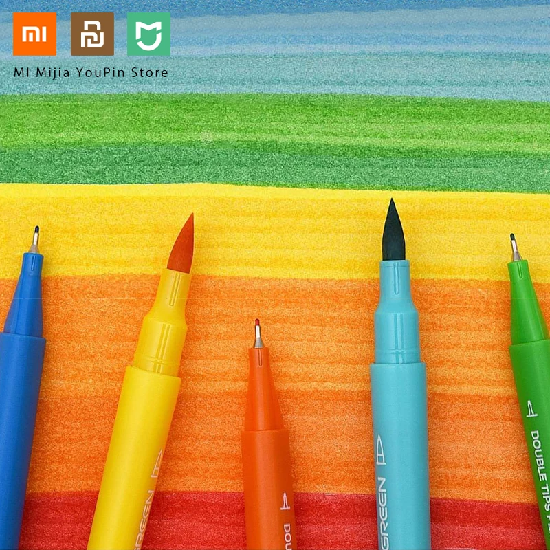 Цветная авторучка Xiaomi mijia варианты цветов KACO 36 andy дизайн с двойной головкой