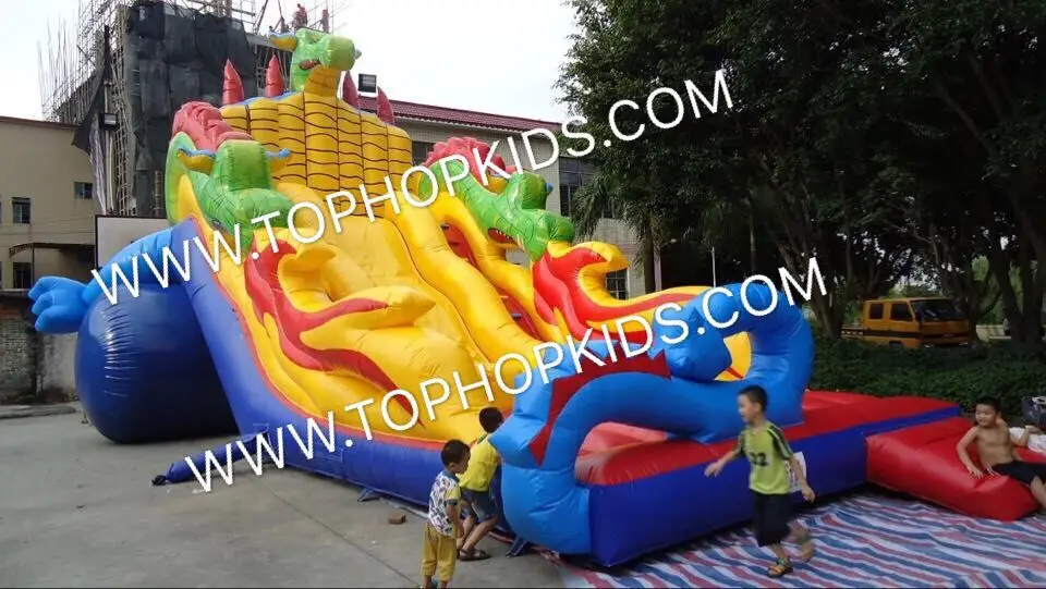 2019 Hot sale inflatable Dinosaur slider water dry for with factory price | Игрушки и хобби