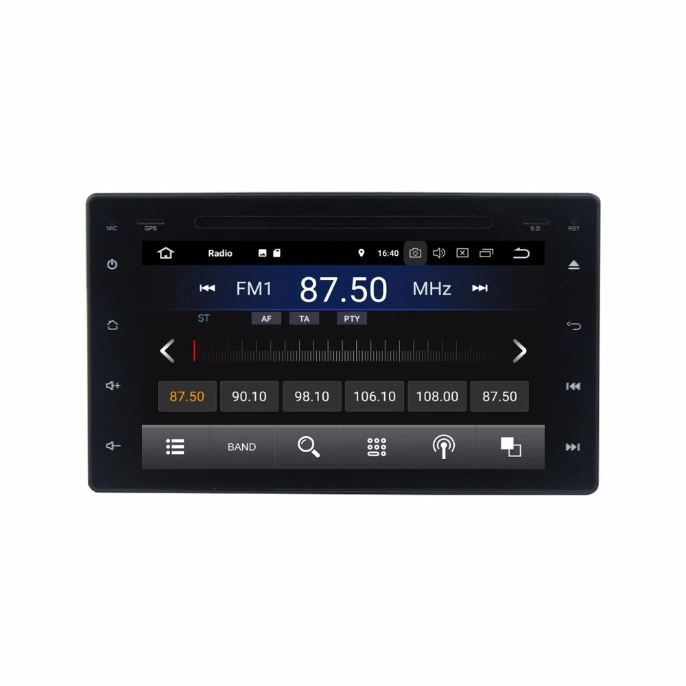1024*600 Android 8 1 четырехъядерный &quotАвтомобильный Радио dvd gps мультимедийное головное