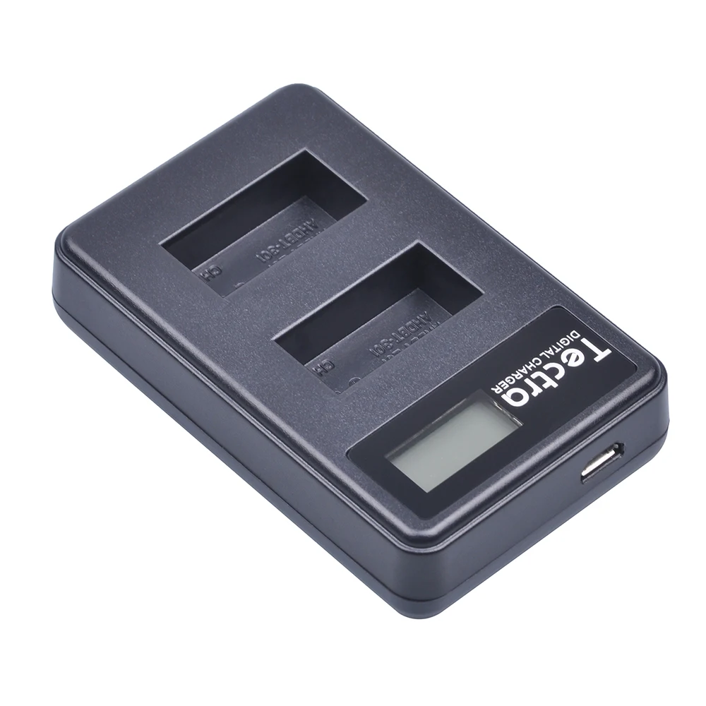 Tectra высококачественное быстрое зарядное устройство AHDBT 301 LCD USB двойное для GoPro Hero 3