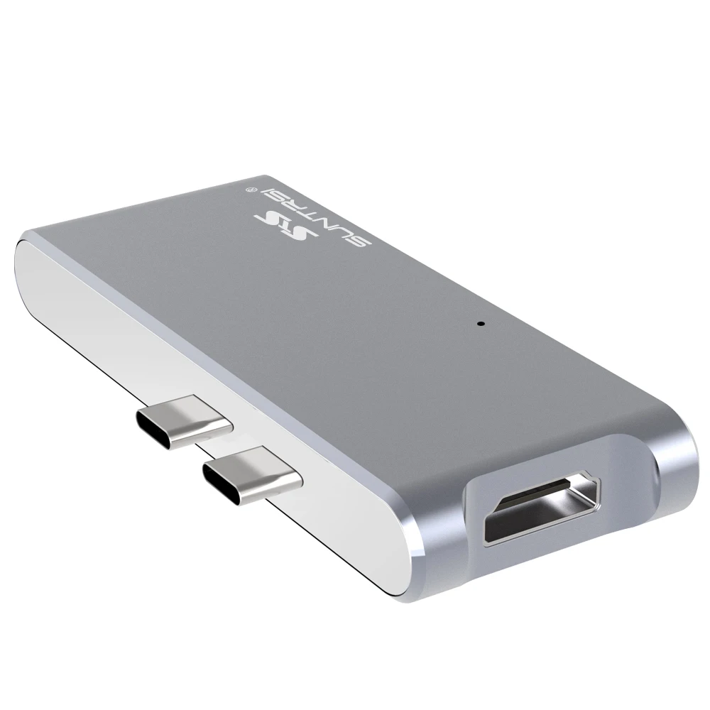 Suntrsi Лидер продаж USB 3 0 Тип C концентратор с 4 К HDMI видео Выход 7 в 1 концентратора TF /SD