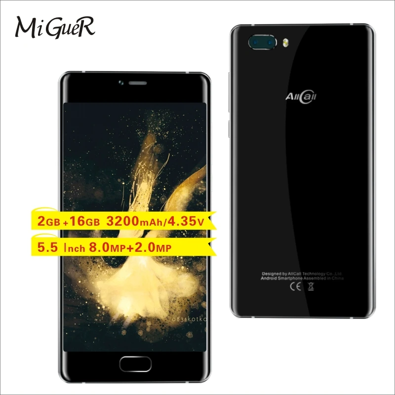 Allcall Рио S Смартфон 4G 5 0 дюймов ips 2 ГБ Оперативная память 16 Встроенная Android 7 mtk6580a