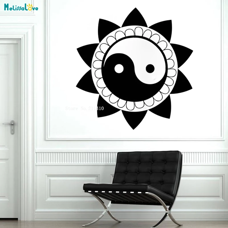 Мандала настенное Искусство Фрески Инь Янь КИТАЙ Будда молитва буддизм Йога