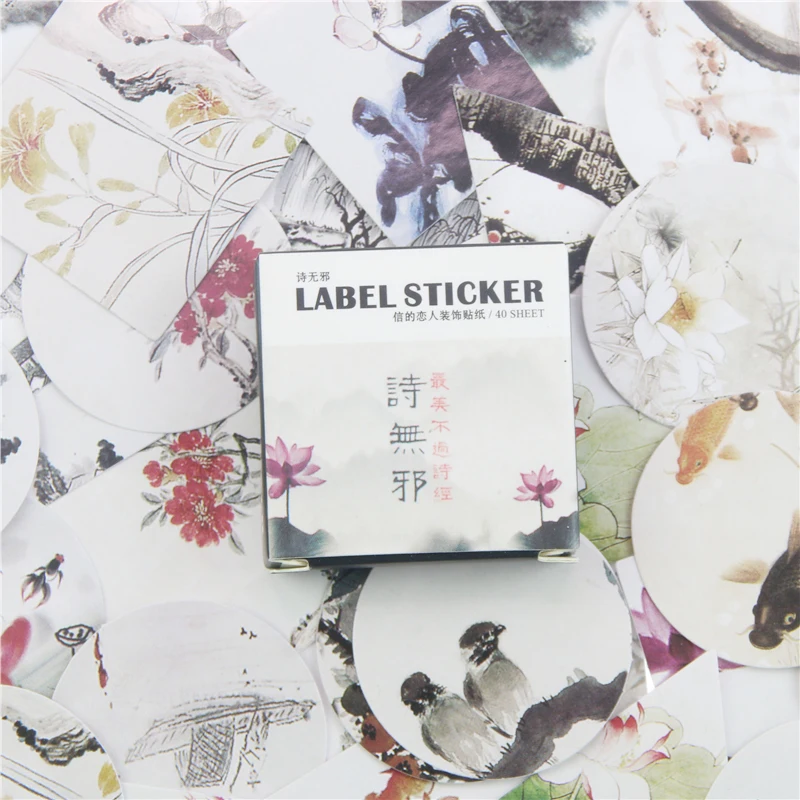40 шт./упак. японские наклейки мини-Стиль Diy декоративная этикетка | Игрушки и хобби