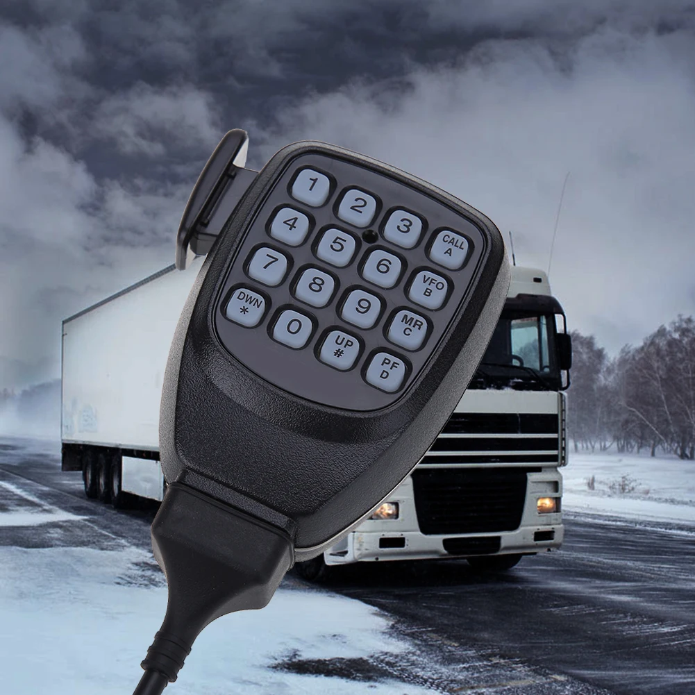 Ручной микрофон с DTMF 16 ключей 8 pin разъем RJ высокого качества Динамик для Kenwood TK 686