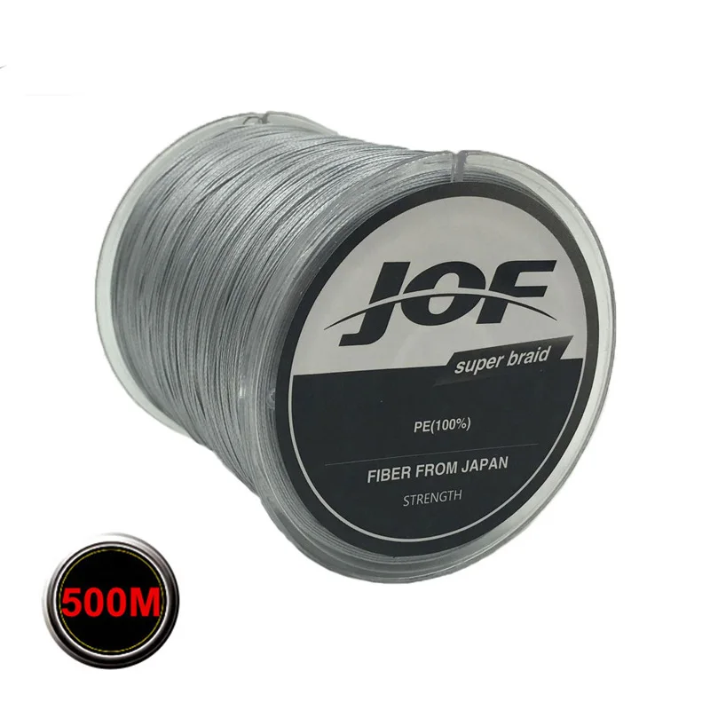 Леска плетеная из ПЭ 8 нитей 500 м 15 20 30 40 50 60 80 120 150 lb|fishing line|braided fishing linejapan multifilament |
