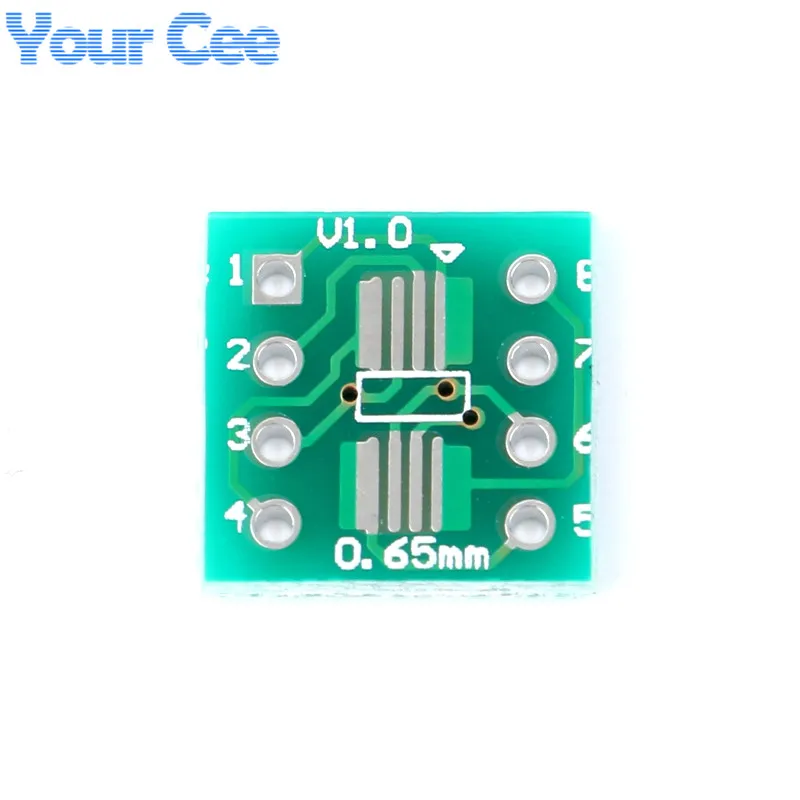 Адаптер SOP8 SSOP8 TSSOP8 to DIP 8 пластина конвертер модуль PCB гнездо адаптера IC 1 27/0 65 мм