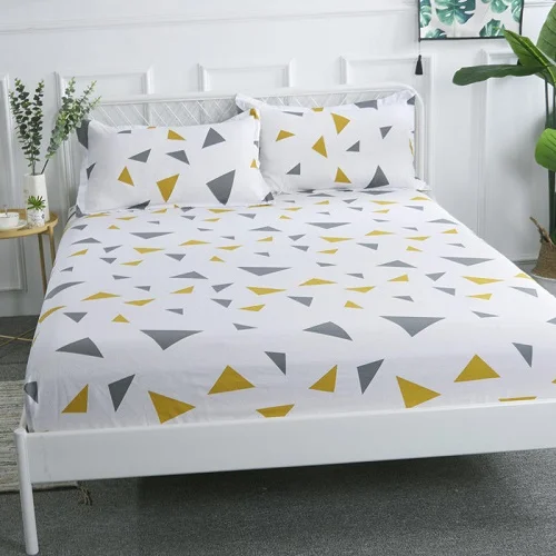 fitted sheet 12 Хлопок простыня наматрасник постельные принадлежности Постельное белье простыни комплект с эластичной лентой Королева двойной один размер 160 см* 200 см - Цвет: fitted sheet 12