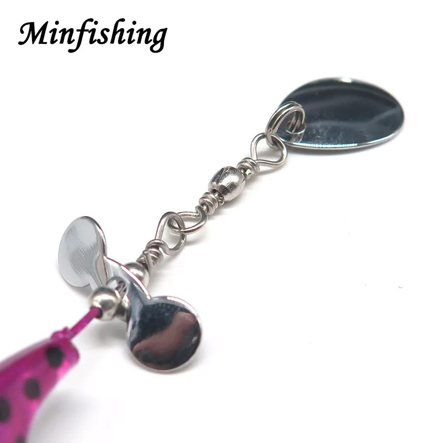 Minfishing 2 шт. 4 цвета металлическая приманка Спиннербейт для доставки прикорма и
