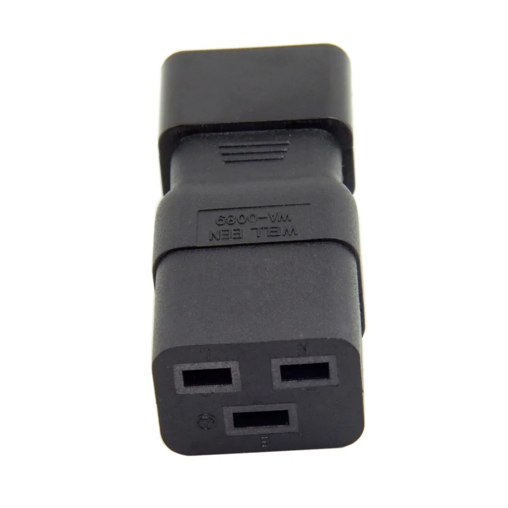 100 шт. IEC320 Male C14 to Female C19 адаптер питания для PDU UPS 10A 16A | Компьютеры и офис