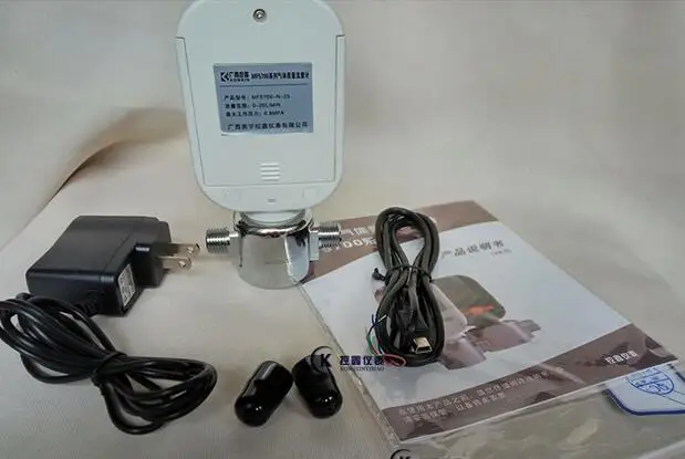 Цифровой дисплей 25 л/мин кислородный воздух расходомеры MF5706|flow meter|mass flowmeteroxygen