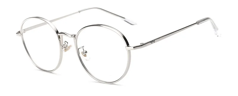 Silver Clear SHAUNA, классические женские круглые солнцезащитные очки, Ретро стиль, мужские фиолетовые тонированные/прозрачные линзы, оправа для очков - Цвет линз: Silver Clear