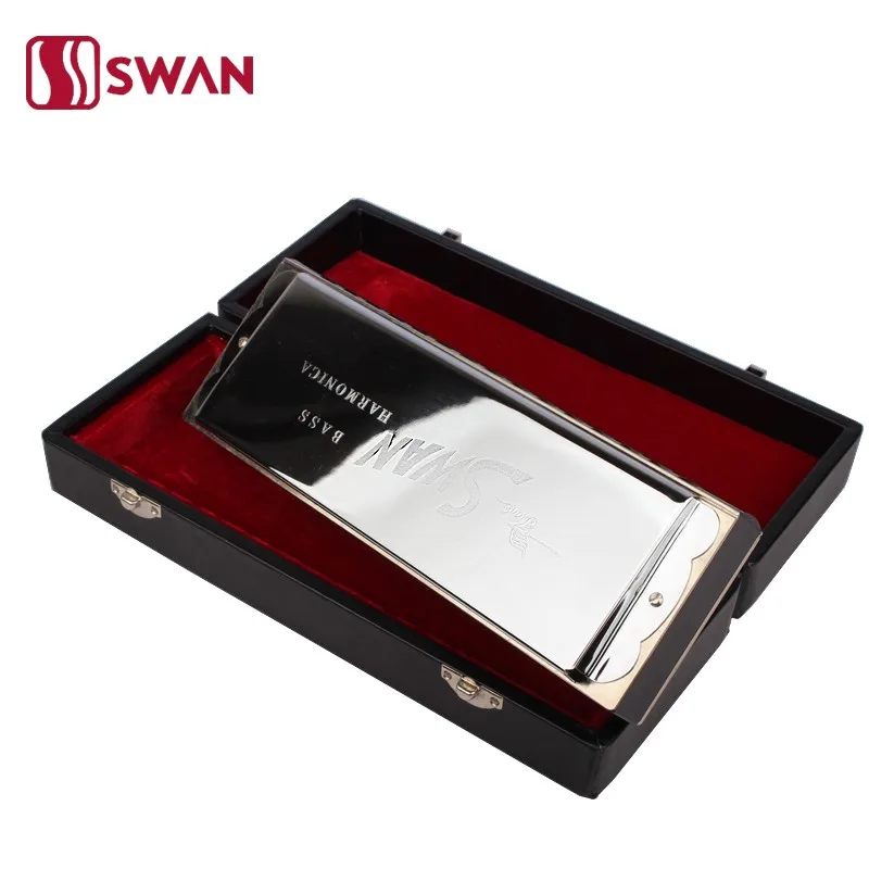 Лебедь SW BS высокого класса низкий шаг басовая Губная гармошка C Ключ 29 отверстий