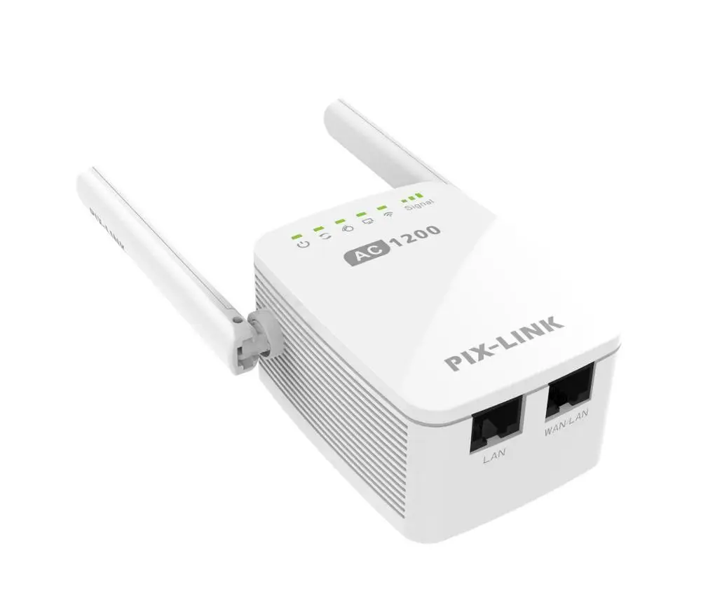 with Antennas PIXLINK Wirless Wi-Fi удлинитель диапазона маршрутизатора 1200 Мбит/с ретранслятор точка доступа 2,4/5G Dual Band AC11 AC12 усилитель сигнала Wi-Fi дома - Цвет: with Antennas