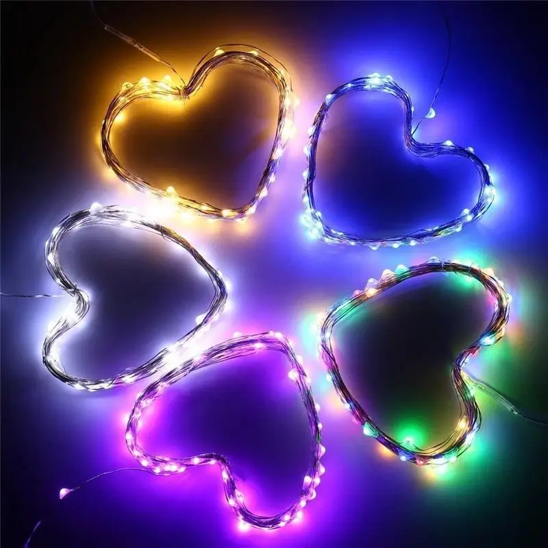 USB 5V IP65 5M 50LED/10M 100LED гирлянда для праздника Рождественский светильник свадьбы