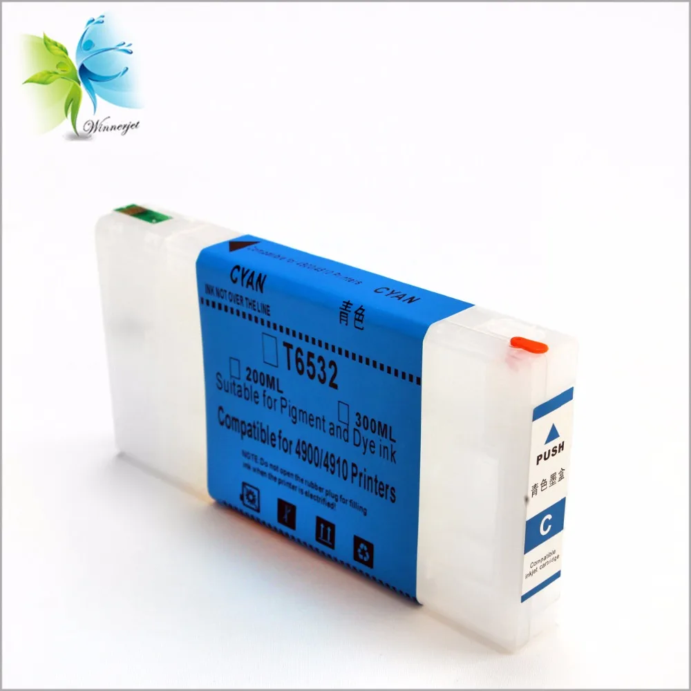 Winnerjet Лучшая цена многоразовый картридж с чипом автоматического сброса для epson