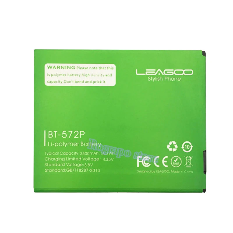 Сменный аккумулятор для BT-572P LEAGOO M8 M 8 PRO BT572P BT 3 P 3500 в 572 мАч мобильный телефон |