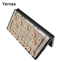 yernea magnet chinese chess pieces chessboard chess game set with puzzle outdoor chinese play entertainment magnet game