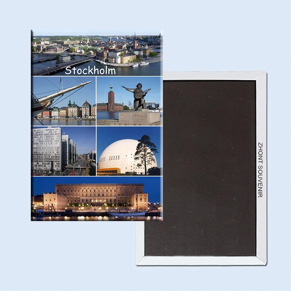 

78*54mm Travel Fridge Magnets 21404,Stockholm Tourist Magnets;world scenery tourist area
